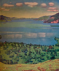 Jezioro Thun, z Leissigen, ok. 1910. autorstwa Ferdinand Hodler