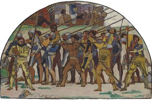 Rekolekcje z wariantu Marignano, ok. 1897 autorstwa Ferdinand Hodler