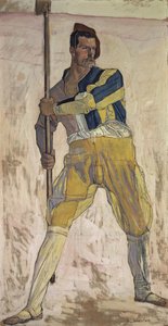 Wojownik z halabardą, ok. 1898. autorstwa Ferdinand Hodler
