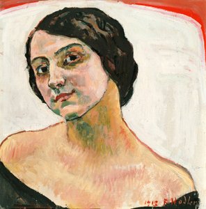 Kobieta z brązowymi włosami, 1913 autorstwa Ferdinand Hodler