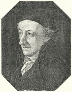Portret niemieckiego poety Christopha Martina Wielanda na starość (rycina)