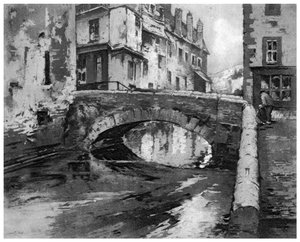Most Bretoński, ok. 1890-1940 1924 autorstwa Ferdinand Jean Luigini