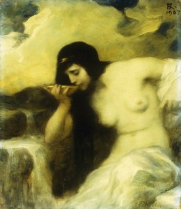Nimfa pijąca na wiosnę, 1907