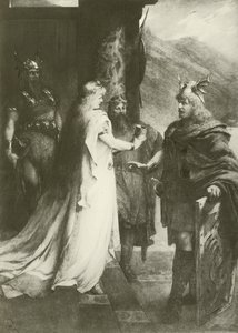 Gotterdammerung, Akt I (wklęsłodruk) autorstwa Ferdinand Leeke