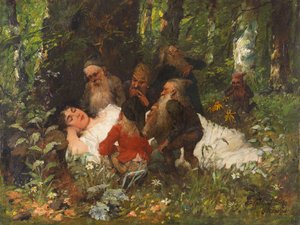 Królewna Śnieżka, ok. 1890.