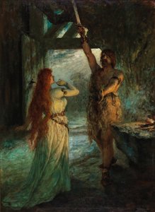 Walkiria 1. akt: Sieglinde i jej brat Siegmund.