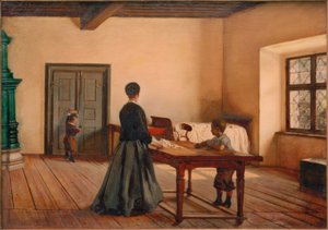 Sypialnia artysty autorstwa Ferdinand Mallitsch