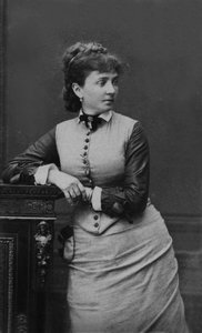 Pani Henriette Petit de Verissey, fot. Mulnier podczas targów światowych w Paryżu w 1867 r.