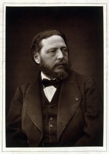 portret Julesa Bretona (1827-1906) (zdjęcie czarno-białe) autorstwa Ferdinand Mulnier