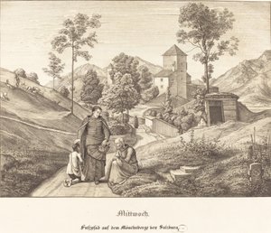 Środa - Ścieżka na zatoce Mönchsberg Salzburg (środa - Ścieżka na Mönchsberge koło Salzburga)