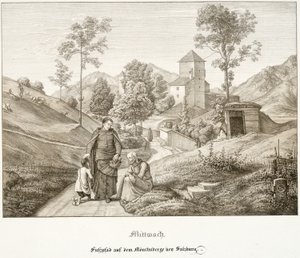 Środa: Ścieżka na Mönchsberg w pobliżu Salzburga