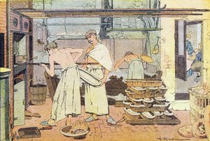 O padeiro, em Livro ilustrado da infância, c.1900 (gravura)polonês