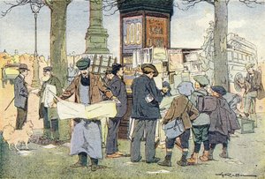 Kiosk ma gazety, w Imagier de l