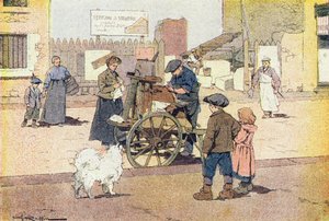 Shaker, w Obrazkowej książce z dzieciństwa, ok. 1900 r. (grawerunek) autorstwa Ferdinand Raffin