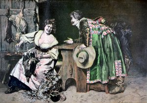 dzielne uwagi, 1893 autorstwa Ferdinand Roybet