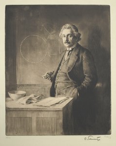 Portret Alberta Einsteina 1879-1955, 1921