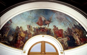 Aleksander Wielki (356-323 pne) zamykając prace Homere