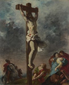 Chrystus na krzyżu, 1853 autorstwa Ferdinand Victor Eugene Delacroix