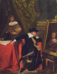 Cromwell w zamku Windsor, 1828 autorstwa Ferdinand Victor Eugene Delacroix