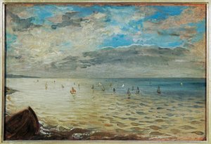 La mer vu des hauteurs de Dieppe - morze widziane z Dieppe
z Dieppe ... autorstwa Ferdinand Victor Eugene Delacroix
