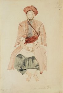 Kupiec Fezu, ok.1832 autorstwa Ferdinand Victor Eugene Delacroix