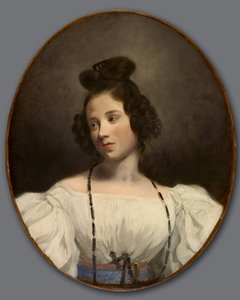 Panna Aleksandryna-Julie de la Boutraye, ok. 1832-1834 autorstwa Ferdinand Victor Eugene Delacroix