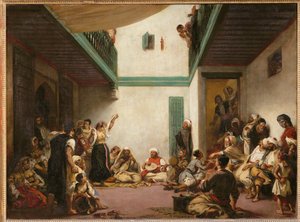 Żydowski ślub w Maroku ... autorstwa Ferdinand Victor Eugene Delacroix