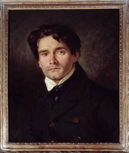Portret malarza Louisa Riesener autorstwa Ferdinand Victor Eugene Delacroix