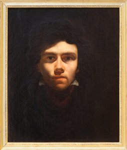 Autoportret domniemany autorstwa Eugene Delacroix (1798-1863), francuskiego malarza - Obraz przypisywany Delacroix - Fotografia, KIM Youngtae, Rouen, Musee des Beaux Art de Rouen autorstwa Ferdinand Victor Eugene Delacroix