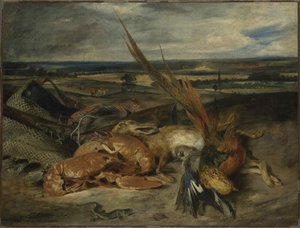 Martwa natura z homarem, 1827. autorstwa Ferdinand Victor Eugene Delacroix