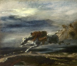 Tam O „Szanter autorstwa Ferdinand Victor Eugene Delacroix