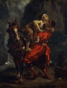 Dobry Samarytanin, autorstwa Ferdinand Victor Eugene Delacroix