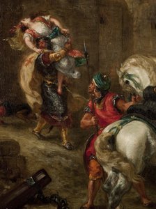 Gwałt Rebeki autorstwa Ferdinand Victor Eugene Delacroix