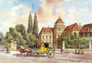 Im Althan-Palais Python w Wiedniu autorstwa Ferdinand Weckbrodt