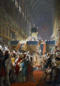 Ludwik XIV z Francji przyjmujący przedstawicieli klas społecznych w Paryżu autorstwa Ferdinand the Elder Piloty