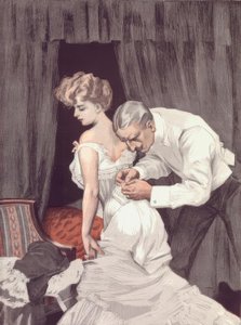 Podejrzenie. Dziwne, dziś rano był węzeł, a teraz to pętla autorstwa Ferdinand von Reznicek