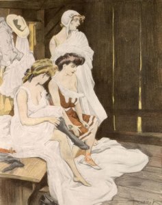Słyszysz, teraz gwiżdże Rheingold, na pewno założy kąpielówki. autorstwa Ferdinand von Reznicek