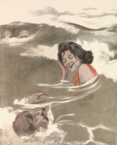 W grze fal / Pani ocean Ci odpowiada autorstwa Ferdinand von Reznicek
