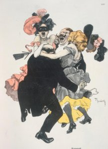 Karnawał / - - Trzymamy się mocno i wiernie - hipp hipp hurra! - - autorstwa Ferdinand von Reznicek