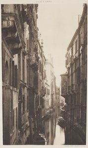 Kanał Albrizzi autorstwa Ferdinando Ongania