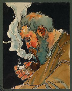 Więzień Liard jako brodacz Gustrow autorstwa Fernand Barbier