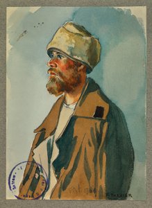 Rosyjski więzień, Gustrow autorstwa Fernand Barbier