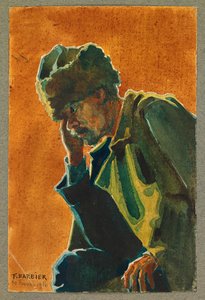 Rosyjski więzień, Gustrow autorstwa Fernand Barbier