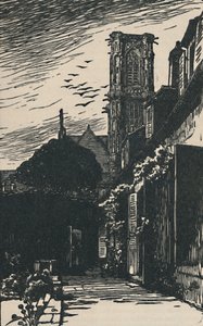Nevers - Wieża Katedralna, 1919 autorstwa Fernand Chalandre
