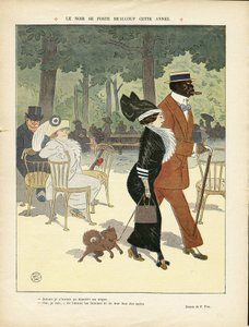 Ilustracja autorstwa Fernanda Fau (1858-1919) w Le Lire autorstwa Fernand Fau