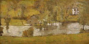 Fosset; La Crue, 1881 r. autorstwa Fernand Khnopff
