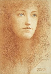 Młoda Angielka autorstwa Fernand Khnopff