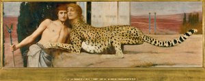 Sztuka/Sfinks (olej na płótnie) autorstwa Fernand Khnopff