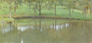 Fosset; Woda niegazowana, ok.1894 autorstwa Fernand Khnopff