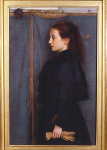 Portret Joanny de Bauer, 1890 autorstwa Fernand Khnopff